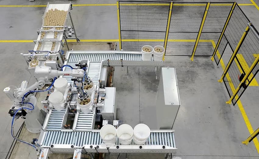 MECVIL robotized production line — innovation and technology